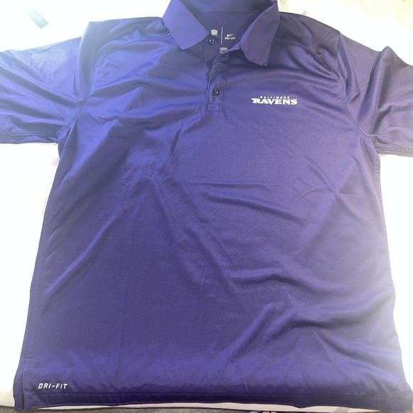 Nike Tops - Nike Large Unisex Polo Golf Purple Shirt Short Sleeve Button Down Collectors 232